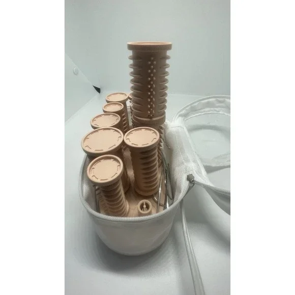 Conair Waves and Volume 10 Assorted Sizes Hot Rollers Includes Bag - Picture 4 of 7
